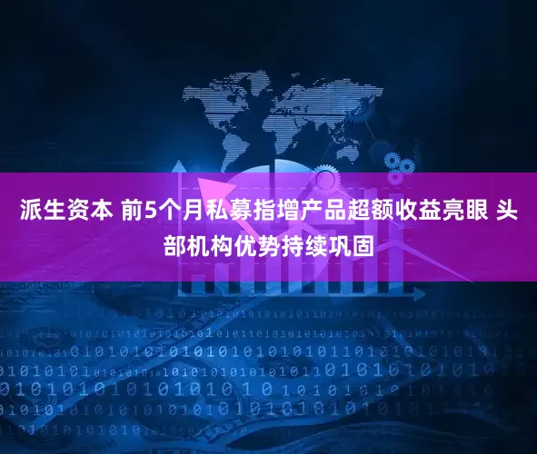 派生资本 前5个月私募指增产品超额收益亮眼 头部机构优势持续巩固